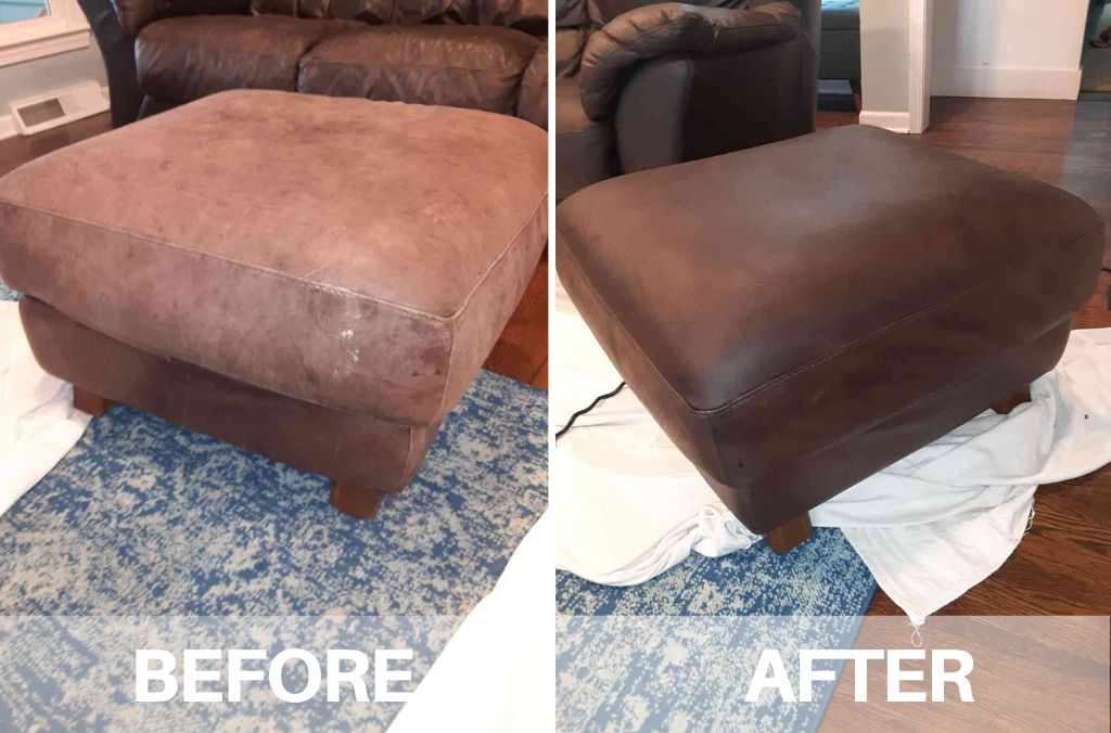 Leather cleaning job