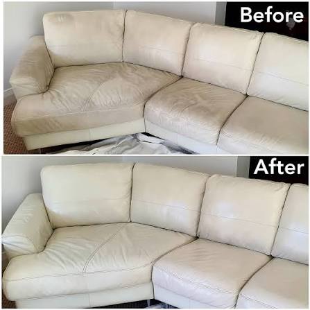 Leather cleaning job